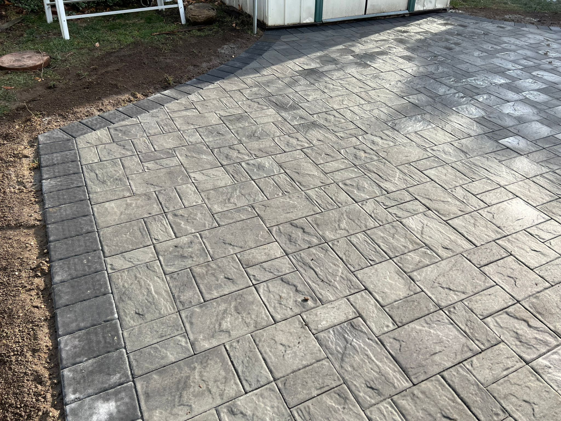 Cambridge pavers backyard patio — Medford, NY
