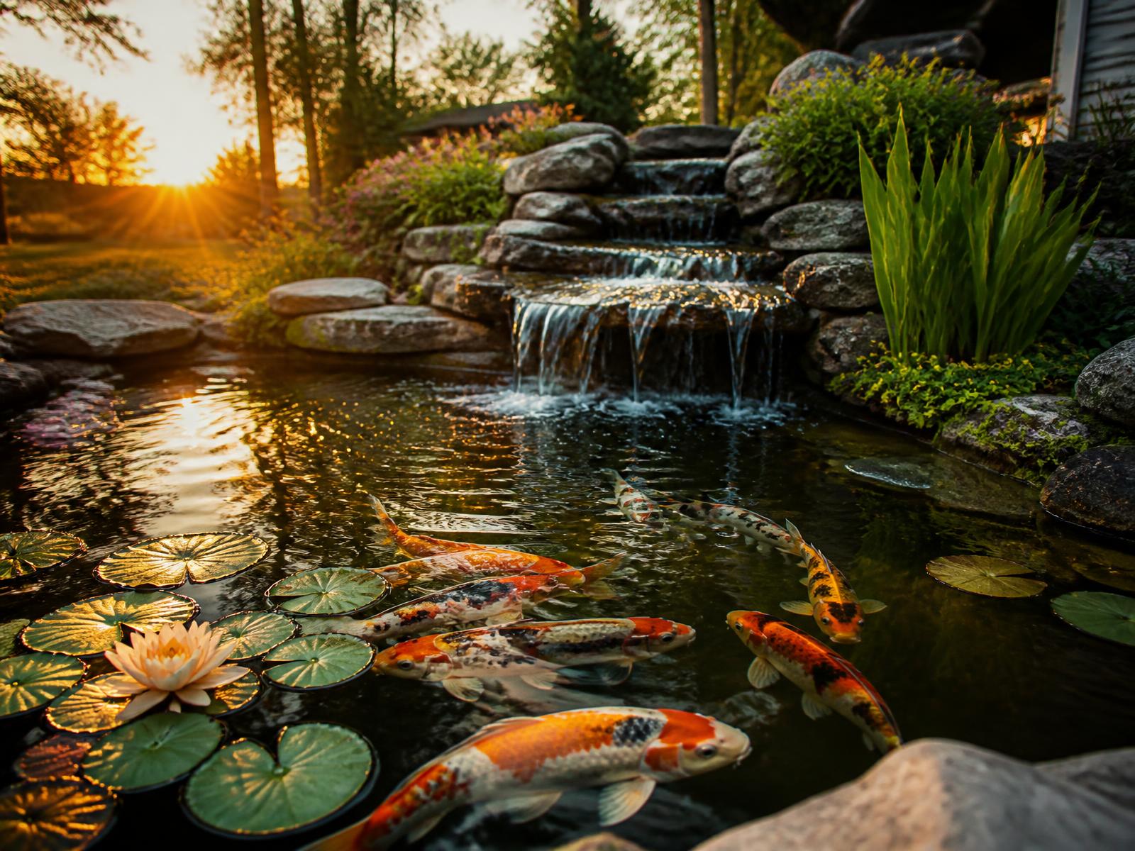 Koi Pond Builders in Suffolk County, Long Island — APM O'Neill & Sons