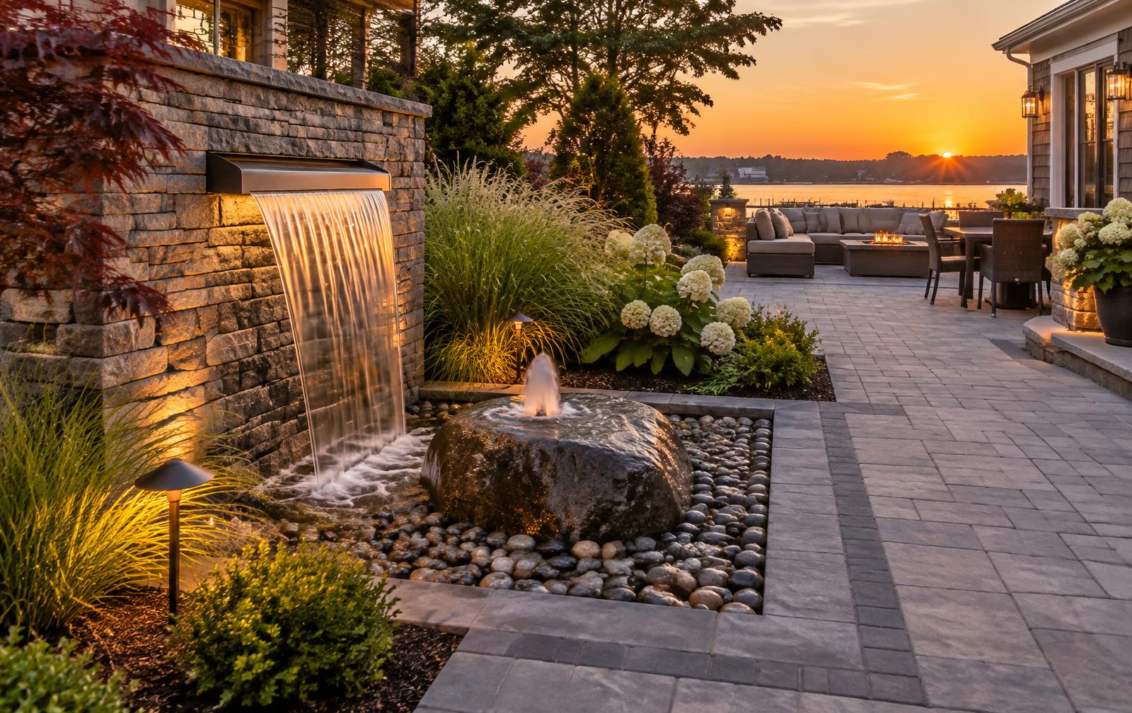 Water Features & Fountains in Suffolk County, Long Island — APM O'Neill & Sons